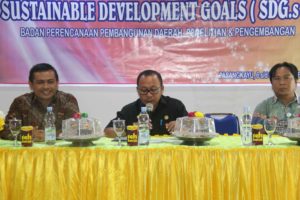 Sosialisasi Sustainable Developmen Goals (SDGs) di Kabupaten Mamuju Utara, Provinsi Sulawesi Barat