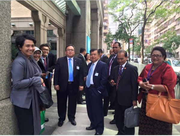 Wapres dan Delegasi Republik Indonesia menghadiri Sidang Umum PBB ke-71 di New York