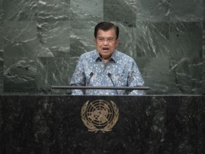 Pidato Bapak M. Jusuf Kalla, Wakil Presiden Republik Indonesia pada Segmen Tingkat Tinggi Mengenai Hak Atas Pembangunan – New York, 22 September 2016